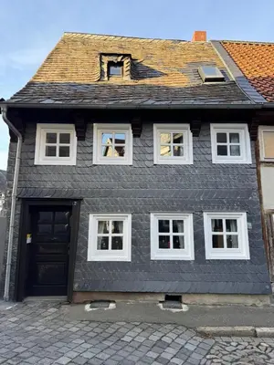Das Gebäude in dem sich die Ferienwohnung befindet