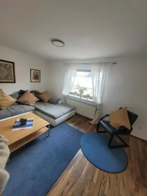Ein Bett oder Betten in einem Zimmer der Unterkunft Ferienhaus Hülser