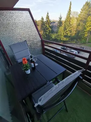 Ein Balkon oder eine Terrasse in der Unterkunft Ferienapartment 474
