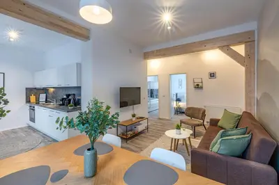TV/Unterhaltungsangebot in der Unterkunft home4stays Apartmenthaus in Top-Lage an der Wurmbergseilbahn
