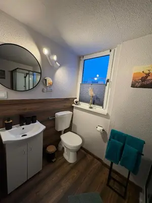 Ein Badezimmer in der Unterkunft Appartement Königshütte