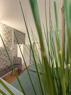 Ein Garten an der Unterkunft Appartement Königshütte