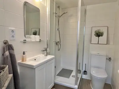 Ein Badezimmer in der Unterkunft AltstadtTraum Ritter Ramm