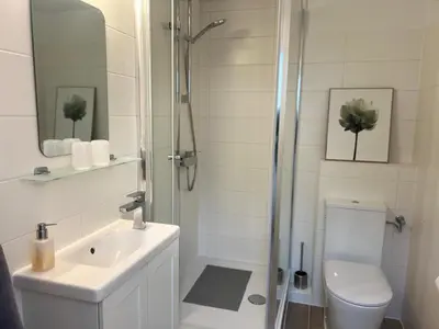 Ein Badezimmer in der Unterkunft AltstadtTraum Ritter Ramm