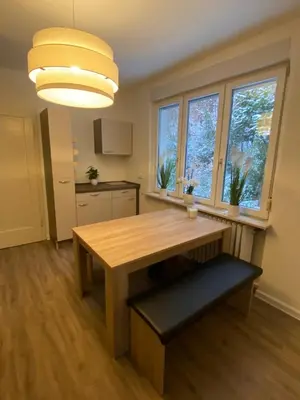 Küche/Küchenzeile in der Unterkunft Wunderschönes Haus am Waldrand 1