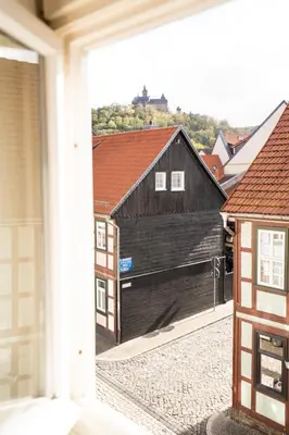 Das Gebäude in dem sich die Ferienwohnung befindet