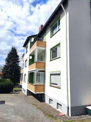 Das Gebäude in dem sich die Ferienwohnung befindet