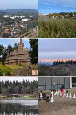 Naturlandschaft in der Nähe der Ferienwohnung