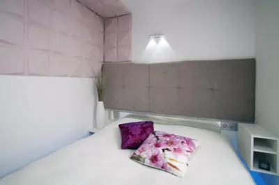 Ein Bett oder Betten in einem Zimmer der Unterkunft Designpension Idyll Nr2 Hotel Garni