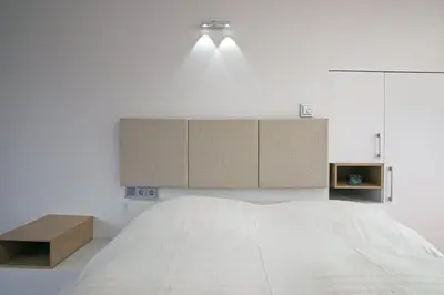 Ein Bett oder Betten in einem Zimmer der Unterkunft Designpension Idyll Nr2 Hotel Garni