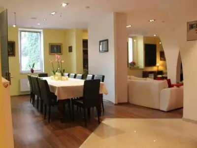 Ein Sitzbereich in der Unterkunft XXL City-Appartement Wernigerode