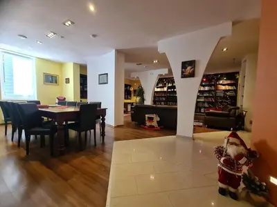 Ein Sitzbereich in der Unterkunft XXL City-Appartement Wernigerode