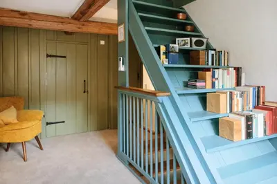 Die Bibliothek im Ferienhaus