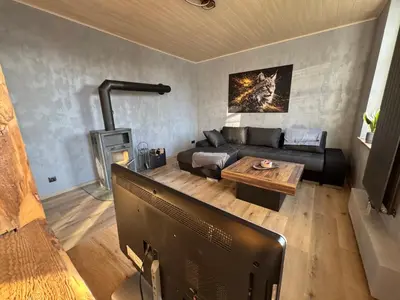 Ein Sitzbereich in der Unterkunft Canossa Lodge