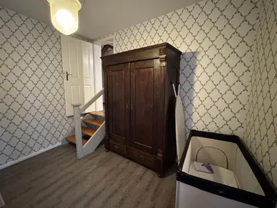 Ein Bett oder Betten in einem Zimmer der Unterkunft Himmel & Hölle Pölkenstraße
