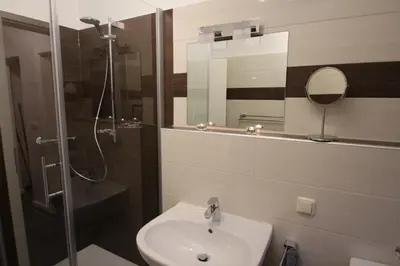 Ein Badezimmer in der Unterkunft FeWo Kruse am Wurmberg