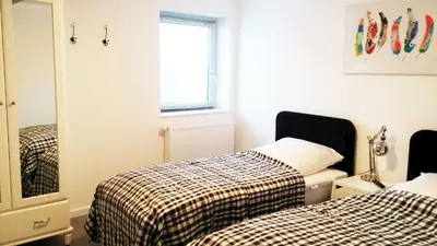Ein Bett oder Betten in einem Zimmer der Unterkunft 