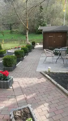 Ein Garten an der Unterkunft Harz Stolberg Ferienwohnung