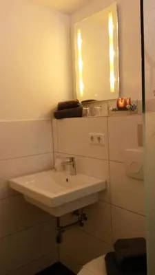 Ein Badezimmer in der Unterkunft Ferienwohnung Felix Braunlage