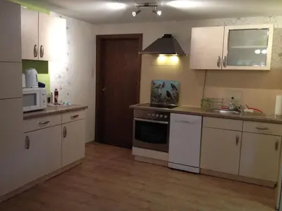 Küche/Küchenzeile in der Unterkunft Lillys Ferienhaus
