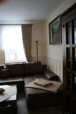 Ein Sitzbereich in der Unterkunft Apartments Altstadtoase