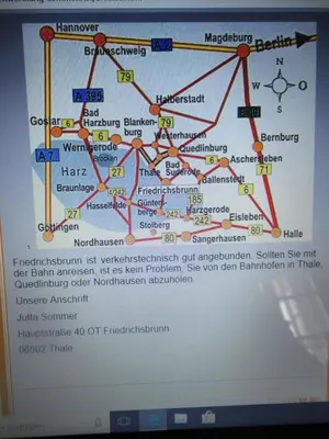 Grundriss der Unterkunft Ferienwohnung Sommer