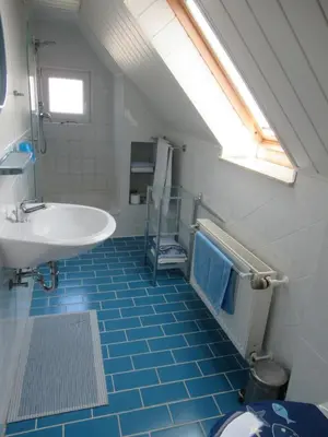 Ein Badezimmer in der Unterkunft Ferienwohnung Sommer
