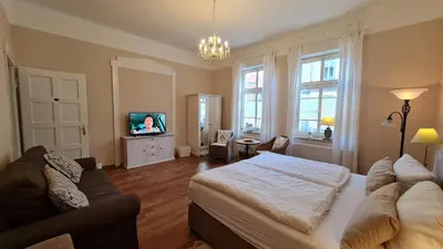 TV/Unterhaltungsangebot in der Unterkunft Ferienwohnung am Kaiserhof