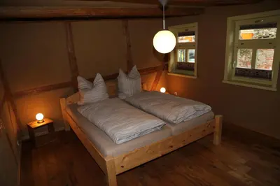 Ein Bett oder Betten in einem Zimmer der Unterkunft Idyll 23