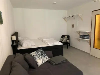 Küche/Küchenzeile in der Unterkunft Ferienwohnung Schneewittchen