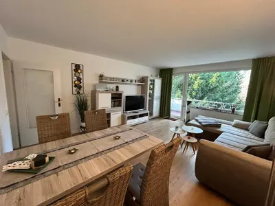 TV/Unterhaltungsangebot in der Unterkunft Ferienwohnung Hudewusch