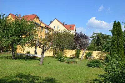 Ein Garten an der Unterkunft Wölfele Apartment
