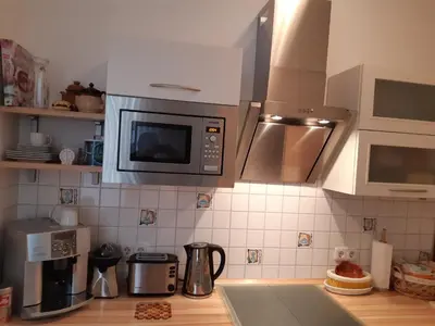 Küche/Küchenzeile in der Unterkunft UrlaubsOase Braunlage