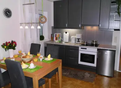 Küche/Küchenzeile in der Unterkunft Ferien in Goslar, Freiers Ferienwohnungen