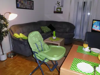 Ein Sitzbereich in der Unterkunft Ferien in Goslar, Freiers Ferienwohnungen