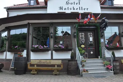 Das Gebäude in dem sich das Hotel befindet