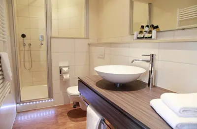 Ein Badezimmer in der Unterkunft Klosterhotel Wöltingerode