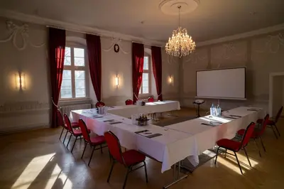 Der Geschäftsbereich oder Konferenzraum in der Unterkunft Klosterhotel Wöltingerode