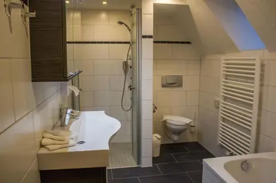 Ein Badezimmer in der Unterkunft Stolberger Hof