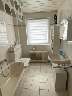 Ein Badezimmer in der Unterkunft Ferienwohnung Schmidt