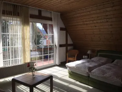 Ein Bett oder Betten in einem Zimmer der Unterkunft Haus Roswita