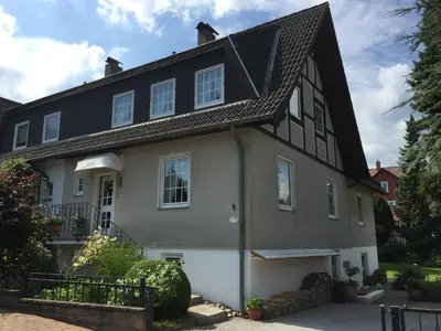Das Gebäude in dem sich die Pension befindet