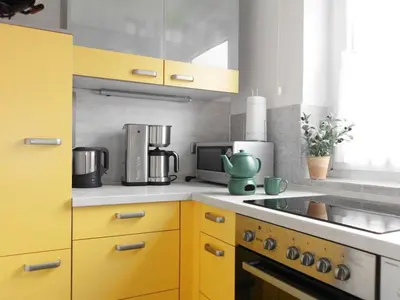 Küche/Küchenzeile in der Unterkunft Premium-Ferienwohnungen Bergblick im Haus Hopfe