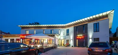 Das Gebäude in dem sich das Hotel befindet