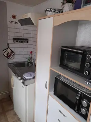 Küche/Küchenzeile in der Unterkunft Haus Hubertus