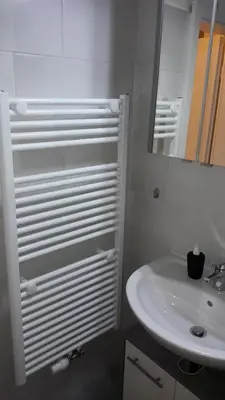 Ein Badezimmer in der Unterkunft Haus Steeg