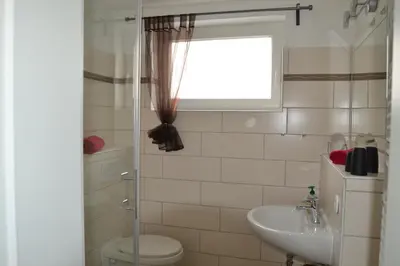 Ein Badezimmer in der Unterkunft Haus Steeg