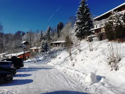 Schöne Aussicht im Winter