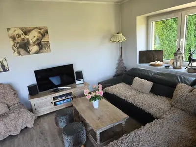 Ein Sitzbereich in der Unterkunft Palais Picard Westflügel