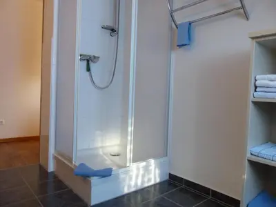 Ein Badezimmer in der Unterkunft Ferienwohnung Scarlett